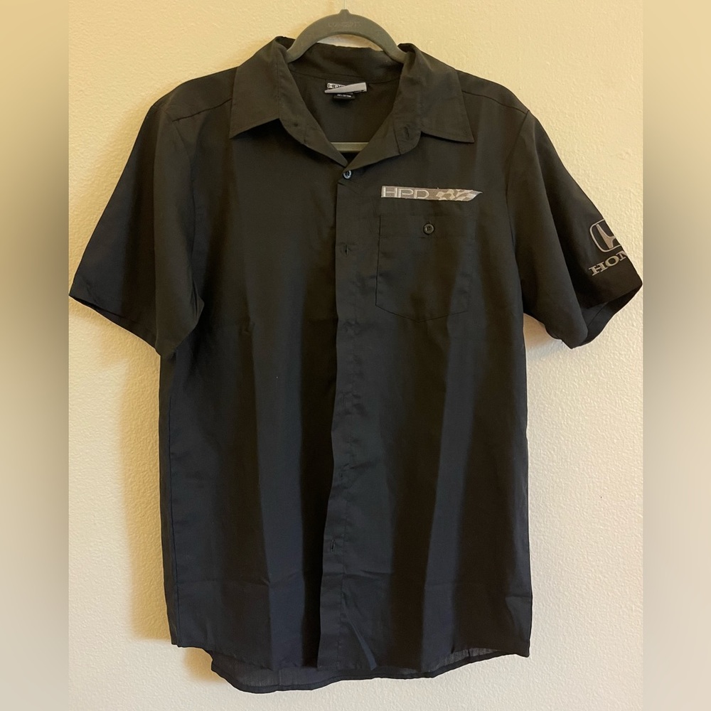 Honda Racing Black Button Up - Picture 2 of 2